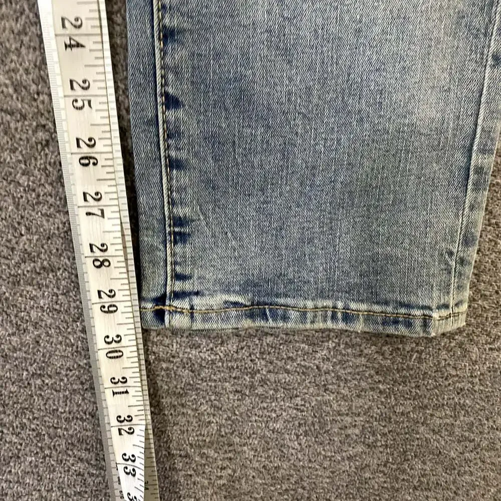 Old Navy Boys Size 18 Blue Stretch Denim Karate Slim Straight Leg Jeans